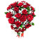 red roses bouquet with babys breath. Tashkent