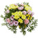 bouquet of spray chrysanthemums and carnations. Tashkent
