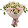 bouquet of lisianthuses carnations and alstroemerias. Tashkent