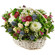 basket of chrysanthemums and roses. Tashkent