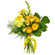 Yellow bouquet of roses and chrysanthemum. Tashkent